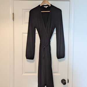 Boden Classic Black Wrap Dress
